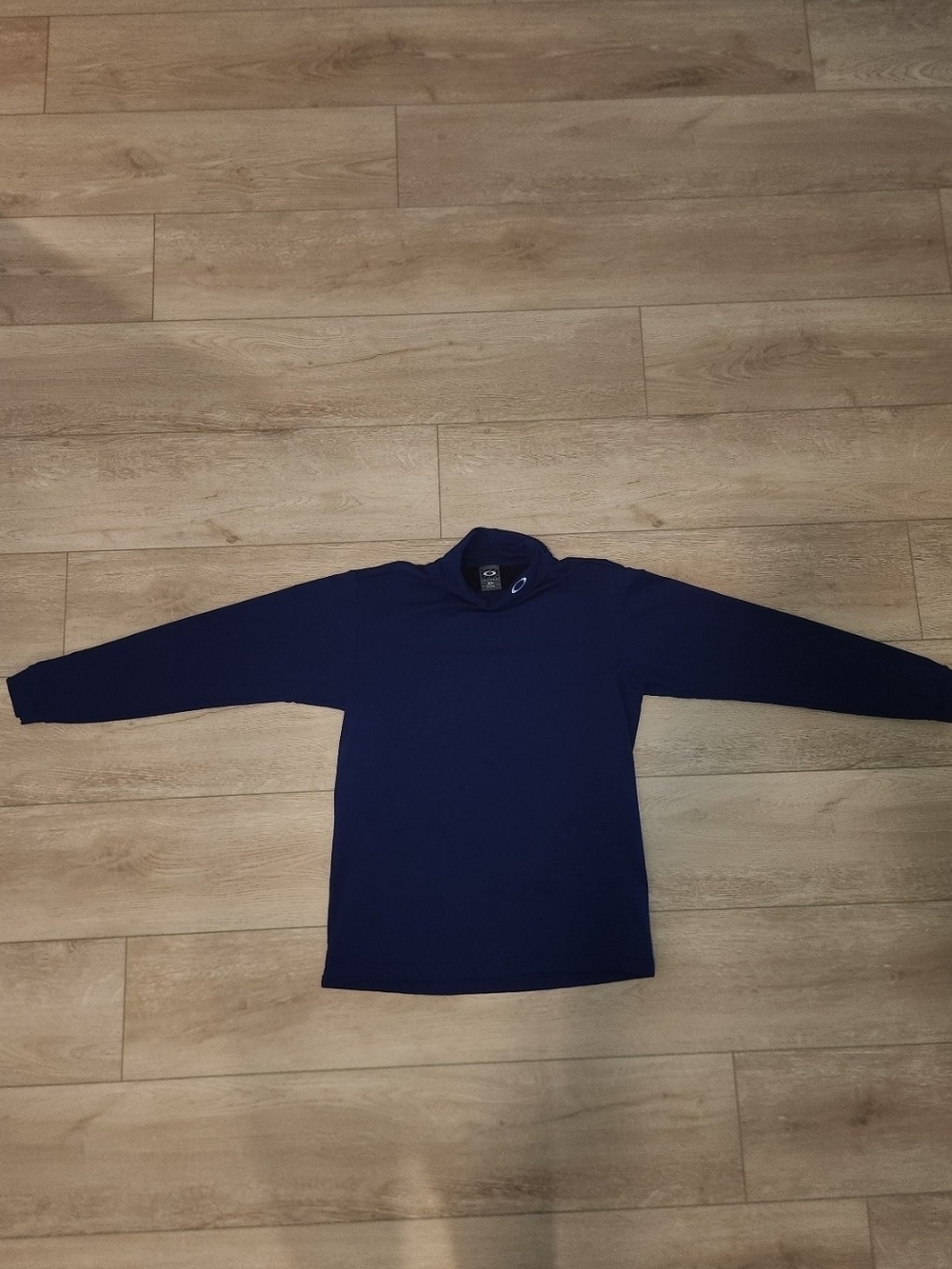 Vintage Oakley Software Mock Neck Baselayer Long Sleeve Blue Men's Size XL Good